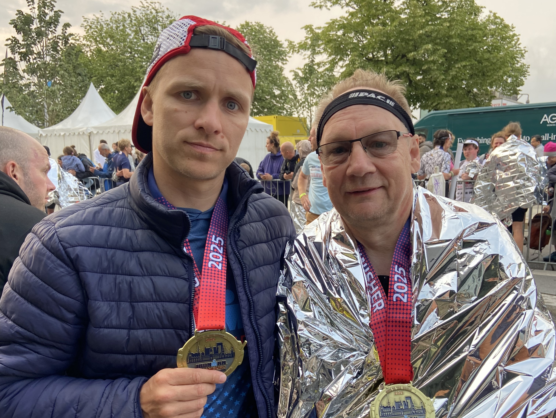 Ironman Hamburg 2025 Marc und Mario 1.6.2025