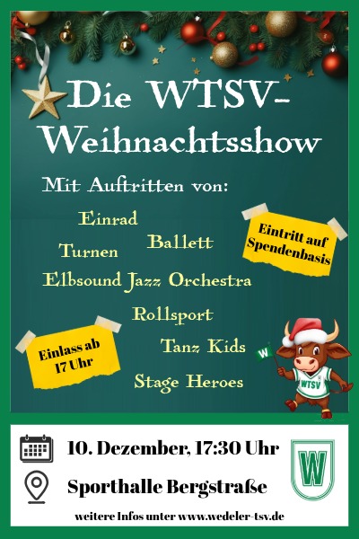 Weihnachtsshow 2025 Plakat
